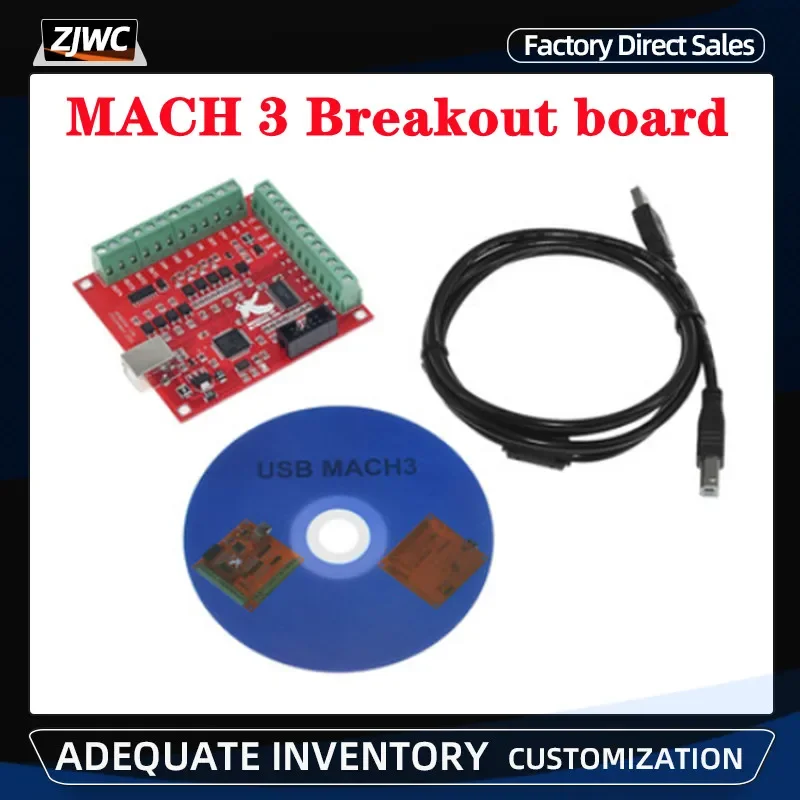 Mach3 Usb Cnc Controller 4 Axis 100Khz - 3 قطعة/المجموعة 1 قطعة 4 محور