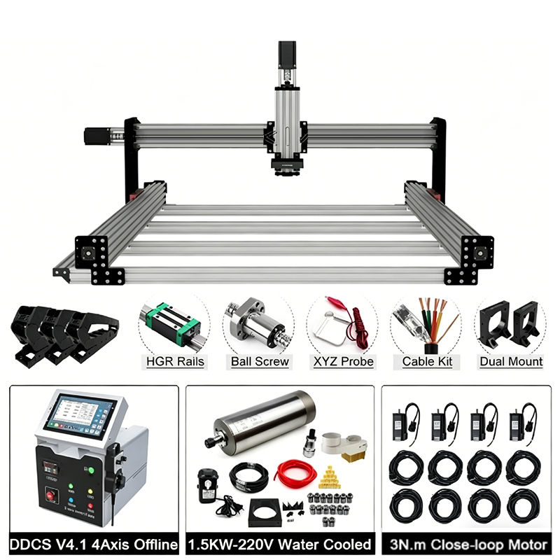 Ddcs V4.1 4 Axis Cnc Offline Controller - نظام تحكم DDCS V4.1 رباعي المحاور
