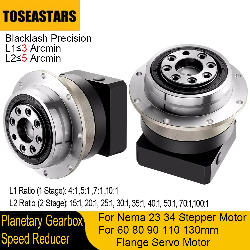 Planetary Gearbox Reducer Nema 23 34 - عالية الدقة حلزونية والعتاد المخفض مخرج