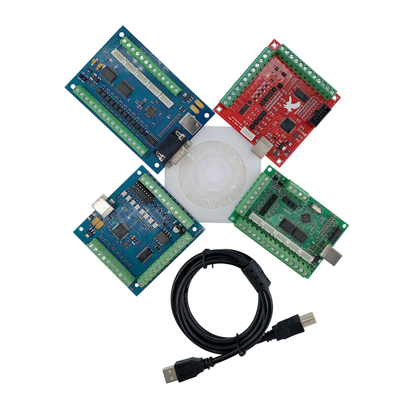 Mach3 Usb Cnc Controller 4 Axis 100Khz - 1 قطعة لوحة واجهة التحكم CNC