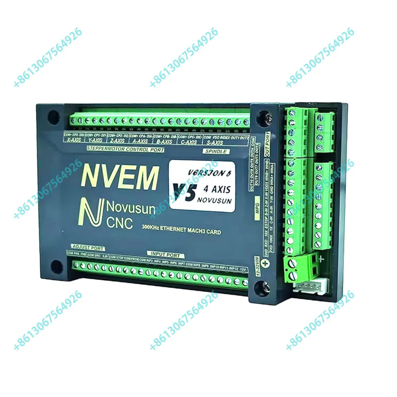 5 Axis Cnc Breakout Board Interface Mach3 - NVEM V5 Mach3 واجهة إيثرنت بطاقة