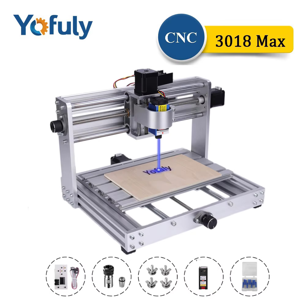 Cnc 3018 Pro Max Metal - ماكينة نقش المعادن باستخدام الحاسب الآلي