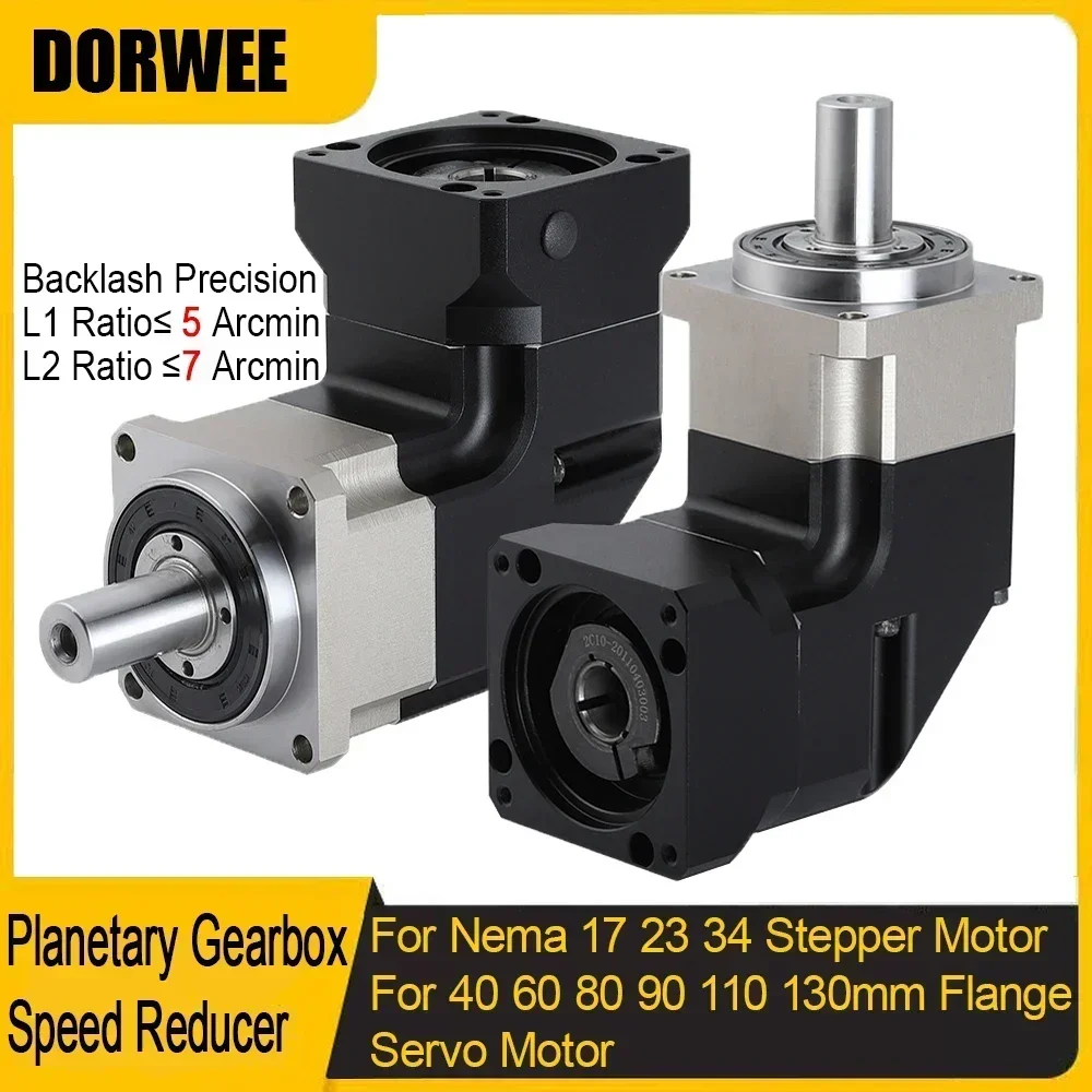Planetary Gearbox Reducer Nema 23 34 - 90 درجة المخفض حلزوني والعتاد الزاوية
