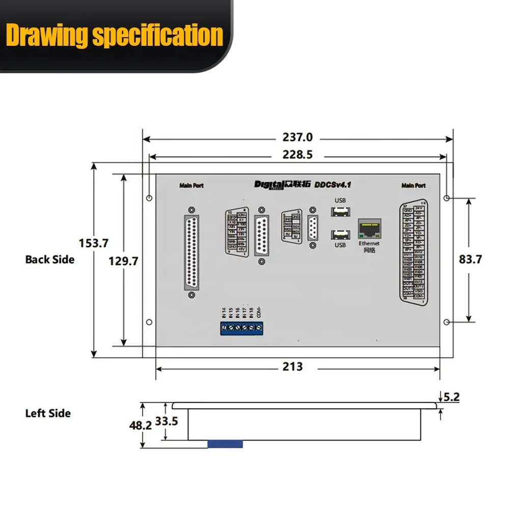 Ddcs V4.1 4 Axis Cnc Offline Controller - أحدث وحدة تحكم CNC من HLTNC
