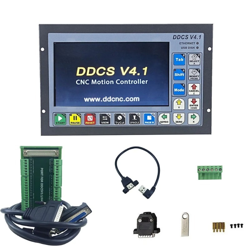 Ddcs V4.1 4 Axis Cnc Offline Controller - وحدة تحكم الحركة المستقلة DDCS V4.1