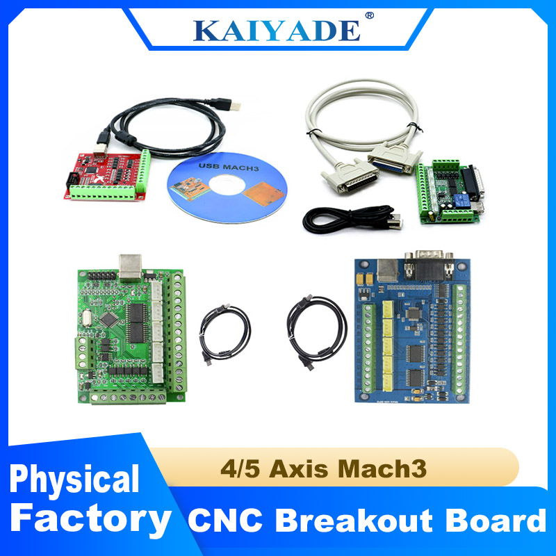 Mach3 Usb Cnc Controller 4 Axis 100Khz - وحدة تحكم CNC بنظام MACH3، 4