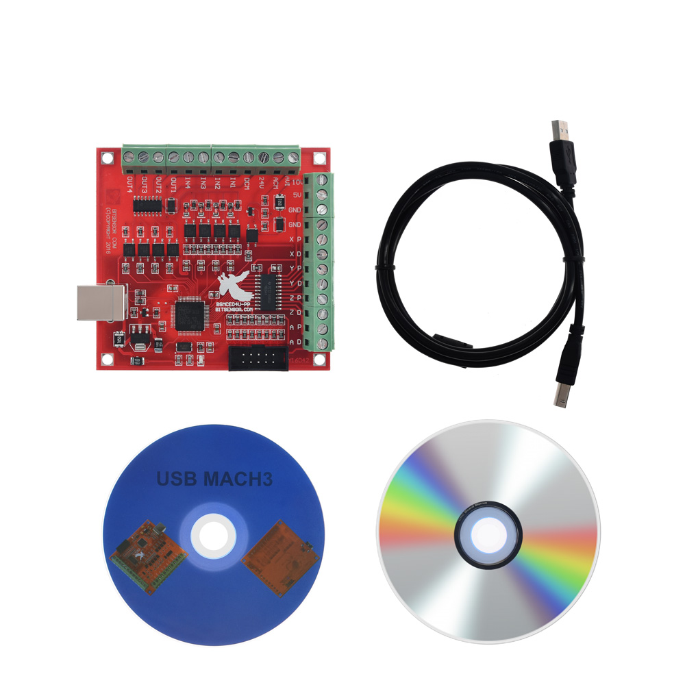 Mach3 Usb Cnc Controller 4 Axis 100Khz - لوحة تحكم CNC USB MACH3 رباعية