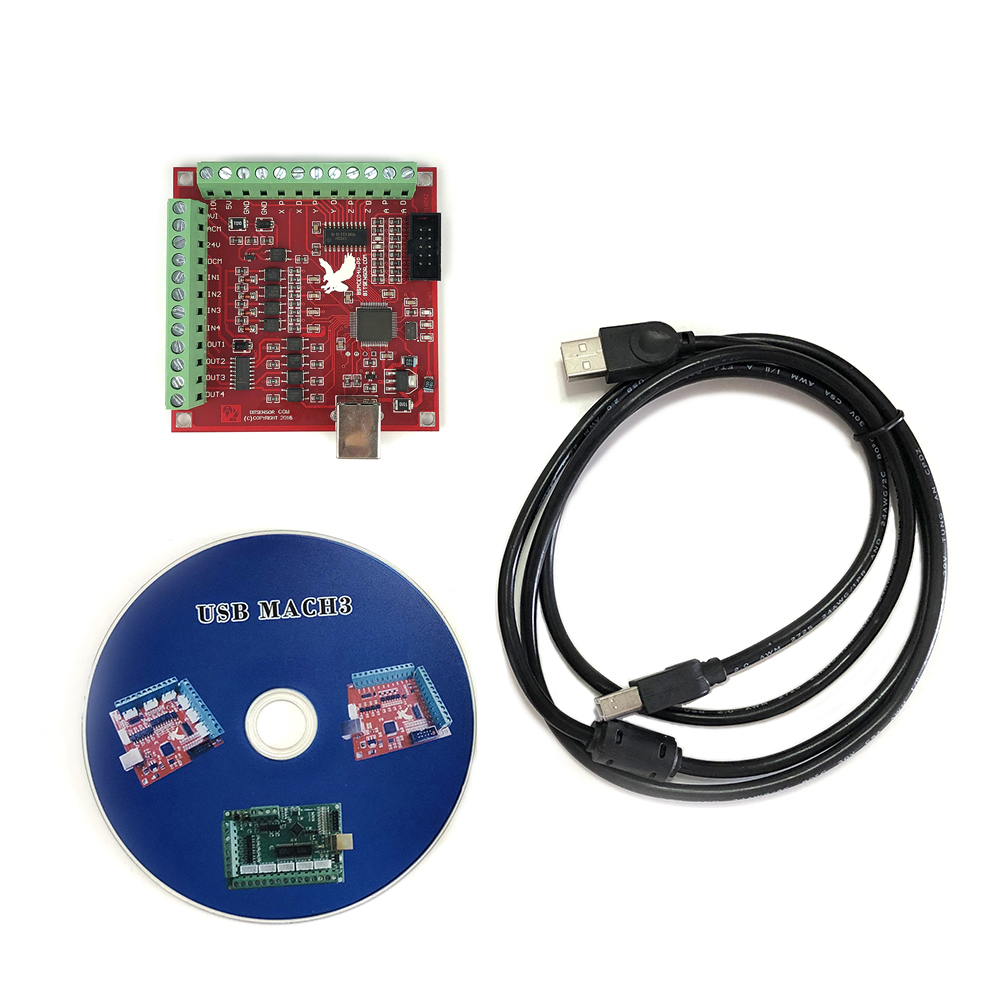 Mach3 Usb Cnc Controller 4 Axis 100Khz - CNC USB MACH3 100Khz لوحة القطع