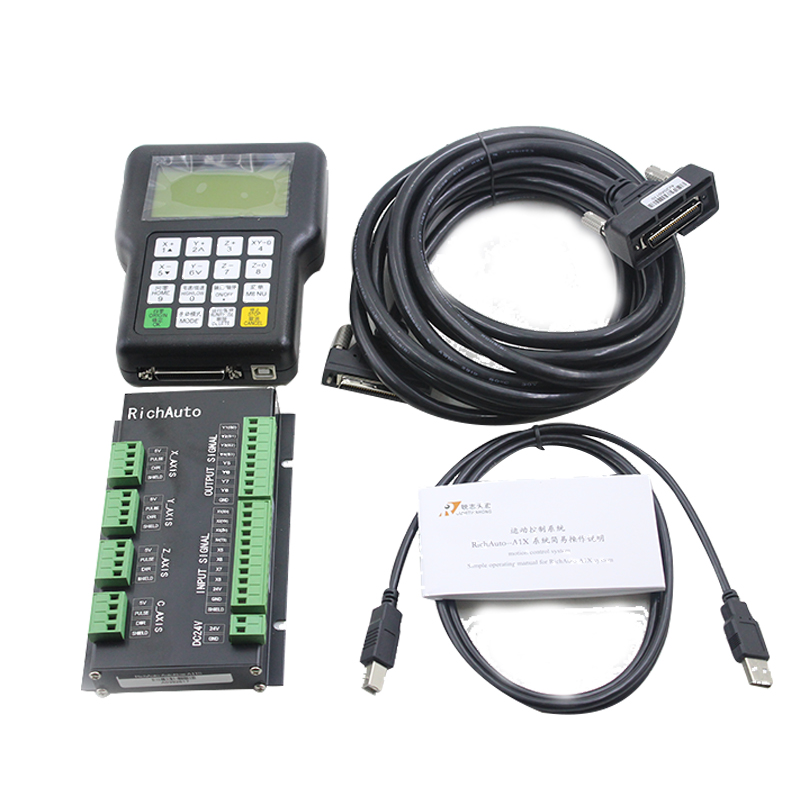 Richauto A11 Dsp Controller 3 Axis - وحدة تحكم Richauto A11 CNC مع