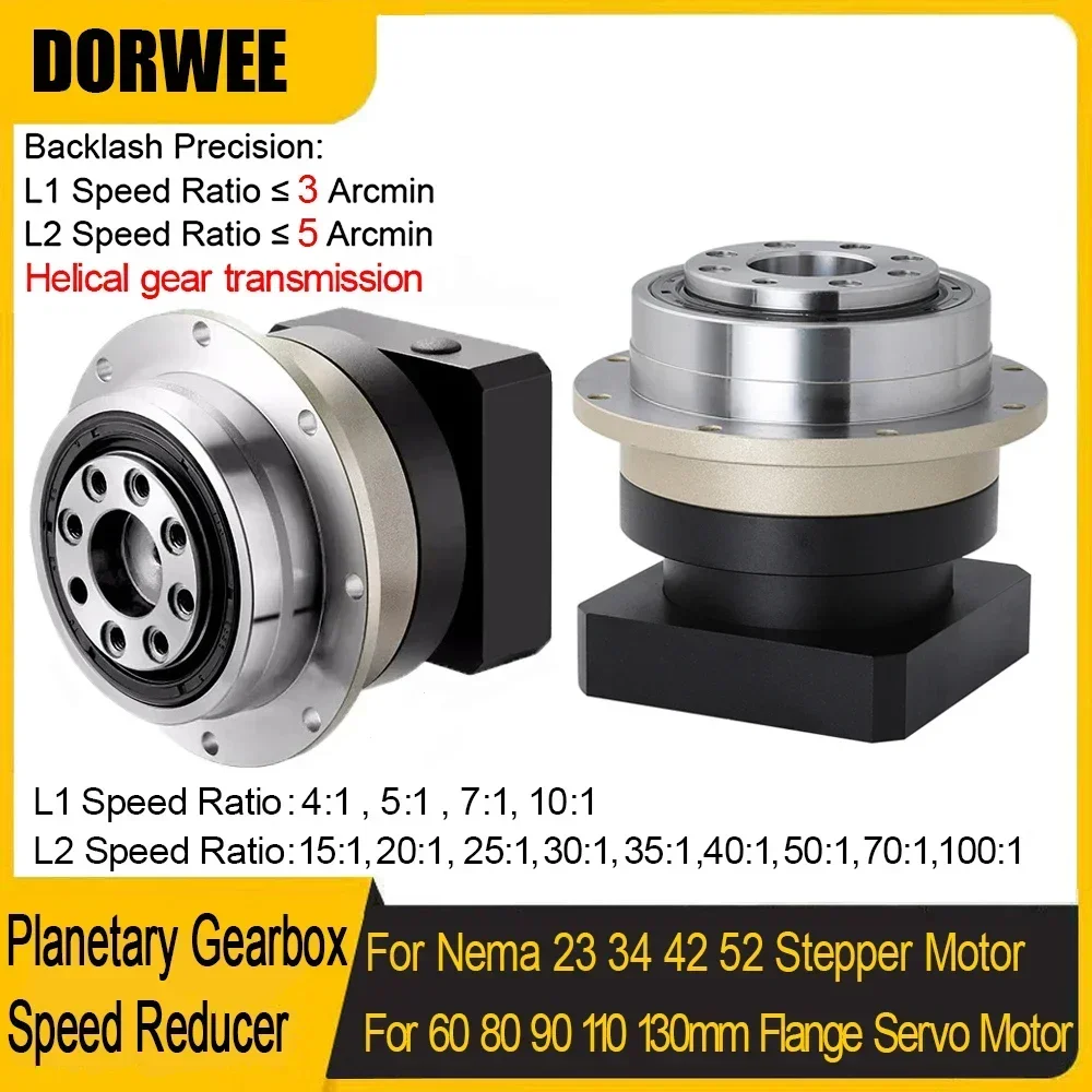 Planetary Gearbox Reducer Nema 23 34 - علبة التروس الكوكبية عالية الدقة حلزونية