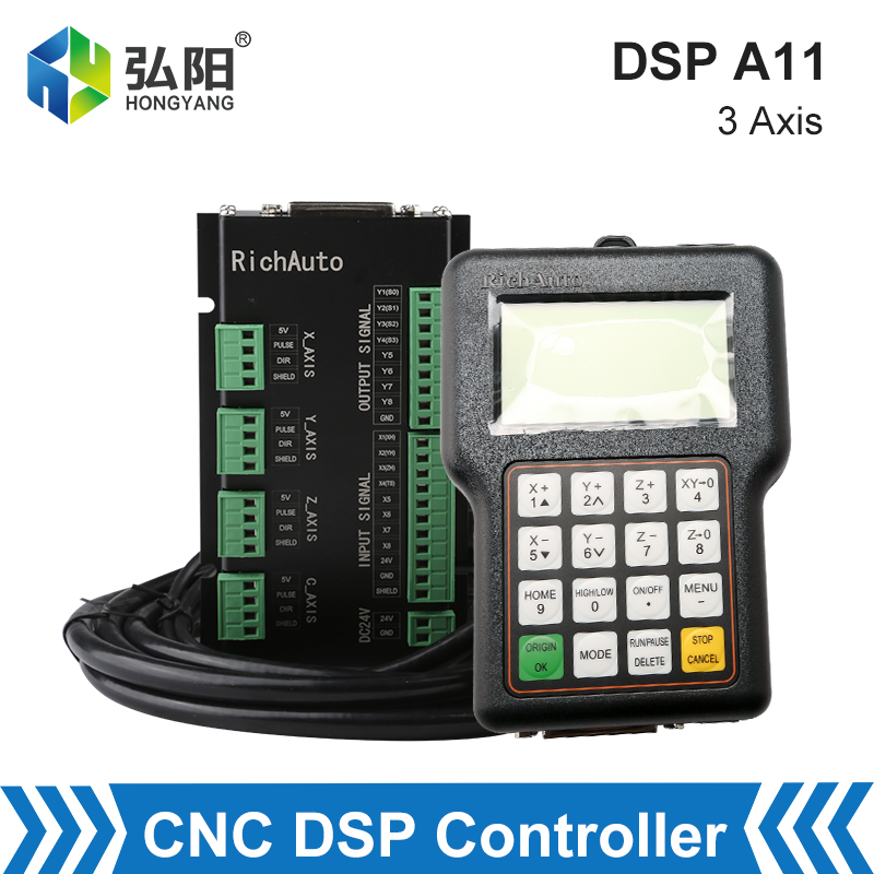 جهاز تحكم رقمي باستخدام الحاسب - مراجعة Richauto A11 Dsp Controller 3 Axis وسعره