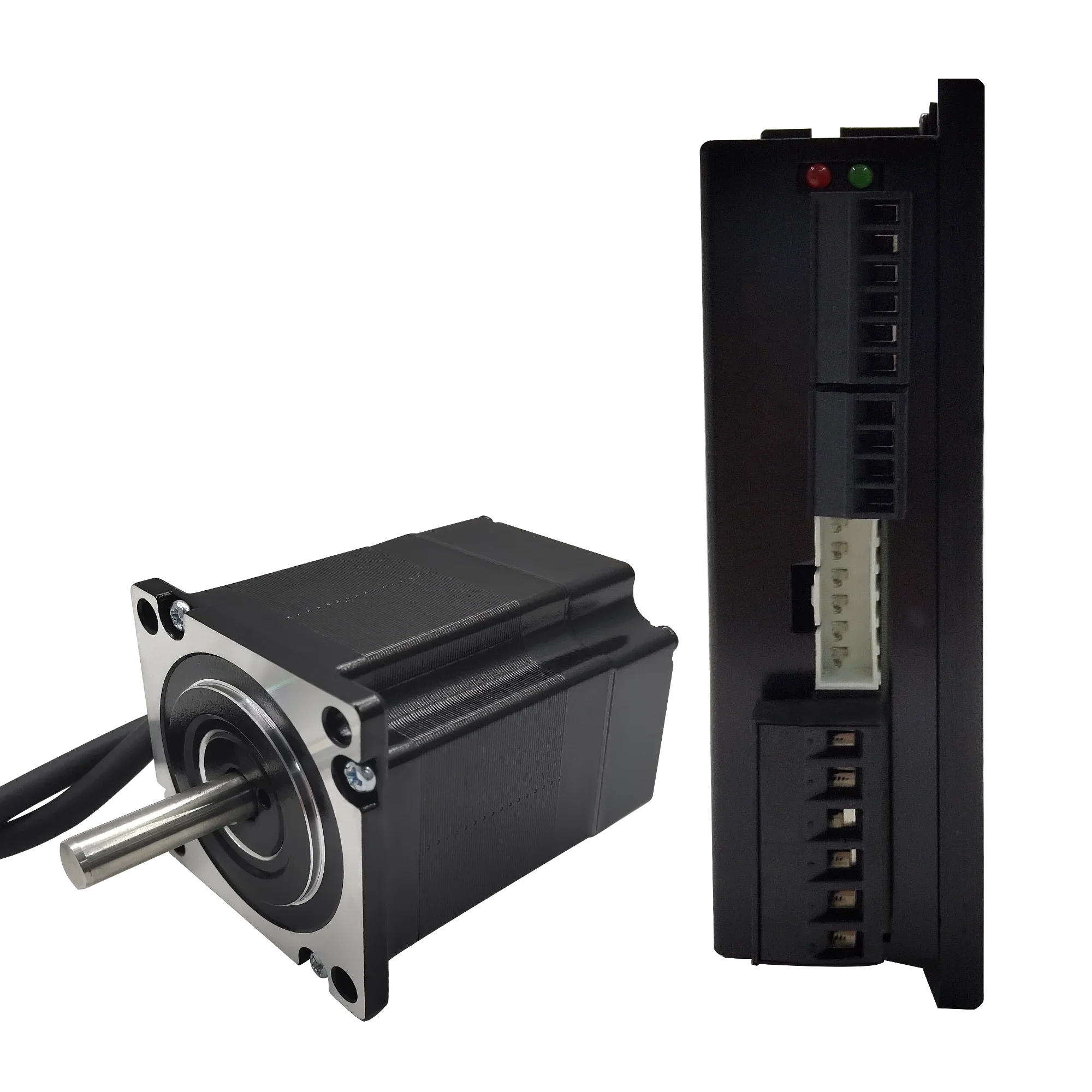 محرك سامسر ثنائي الطور Nema23  - مراجعة Nema 23 Closed Loop Stepper Motor Driver Kit وسعره