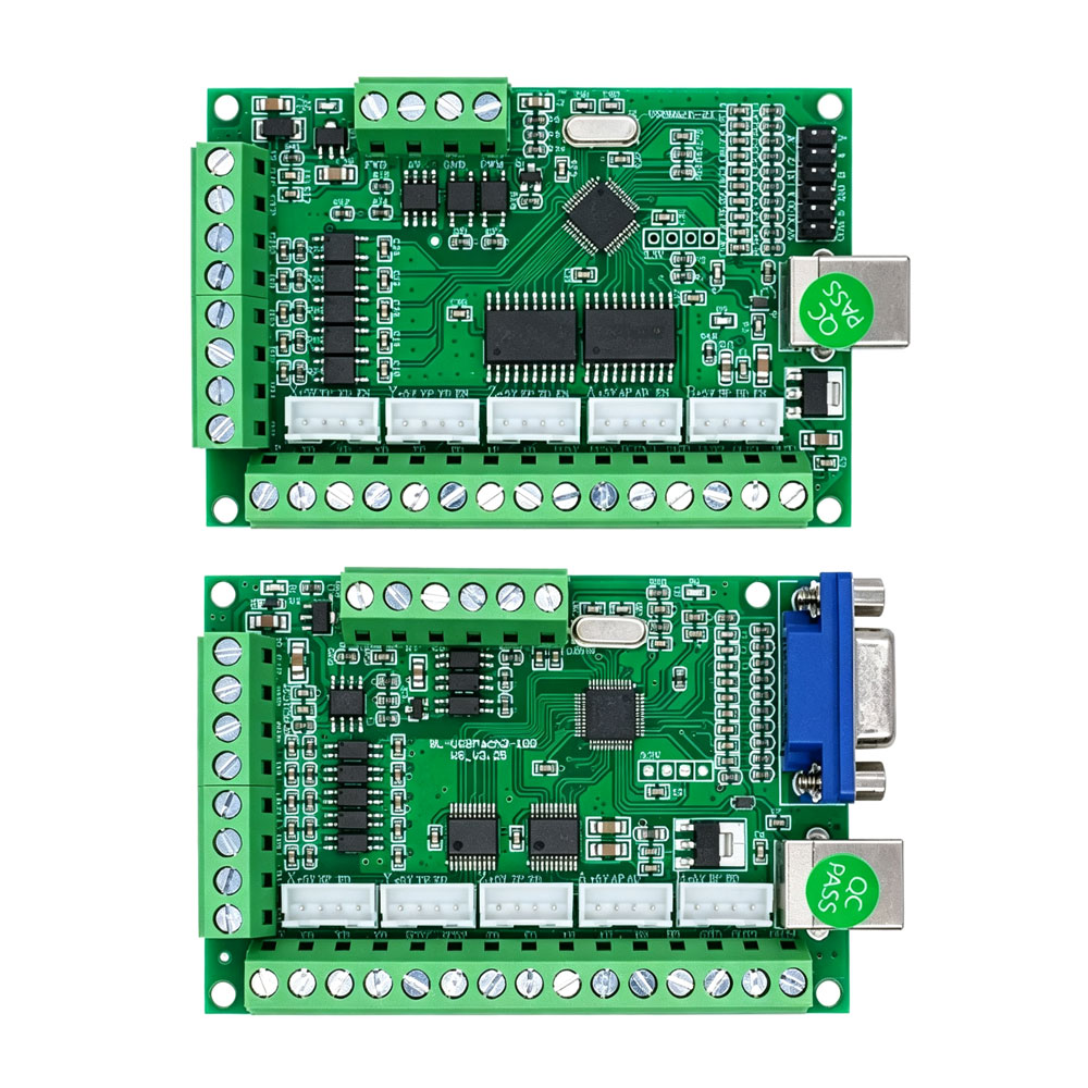 مجموعة واحدة من لوحة تشغيل الم - مراجعة 5 Axis Cnc Breakout Board Interface Mach3 وسعره