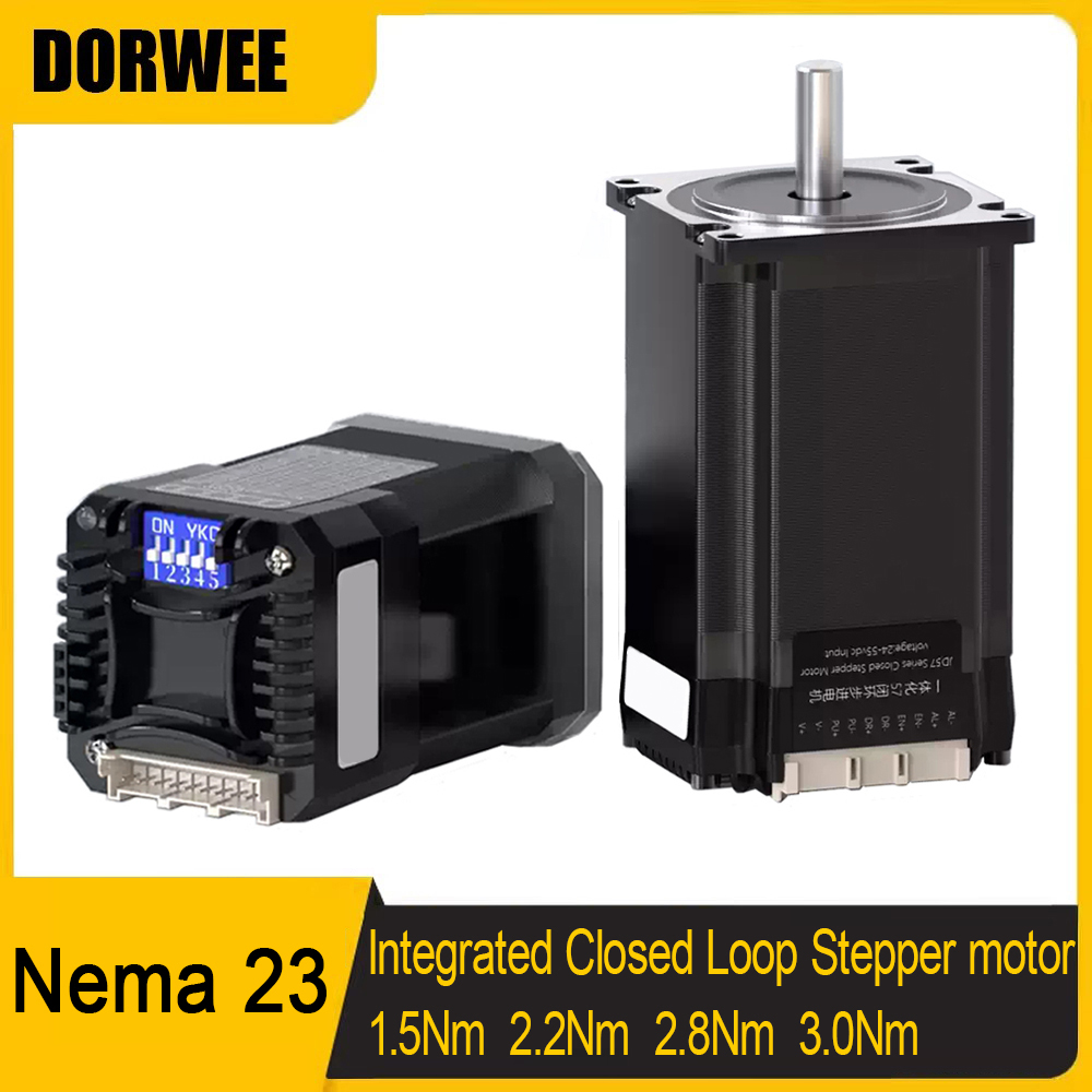 حلقة مغلقة محرك متدرج متكامل م - مراجعة Nema 23 Closed Loop Stepper Motor Driver Kit وسعره