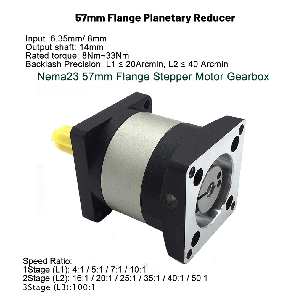 علبة التروس الكوكبية 57 محرك T - مراجعة Nema 23 Closed Loop Stepper Motor Driver Kit وسعره