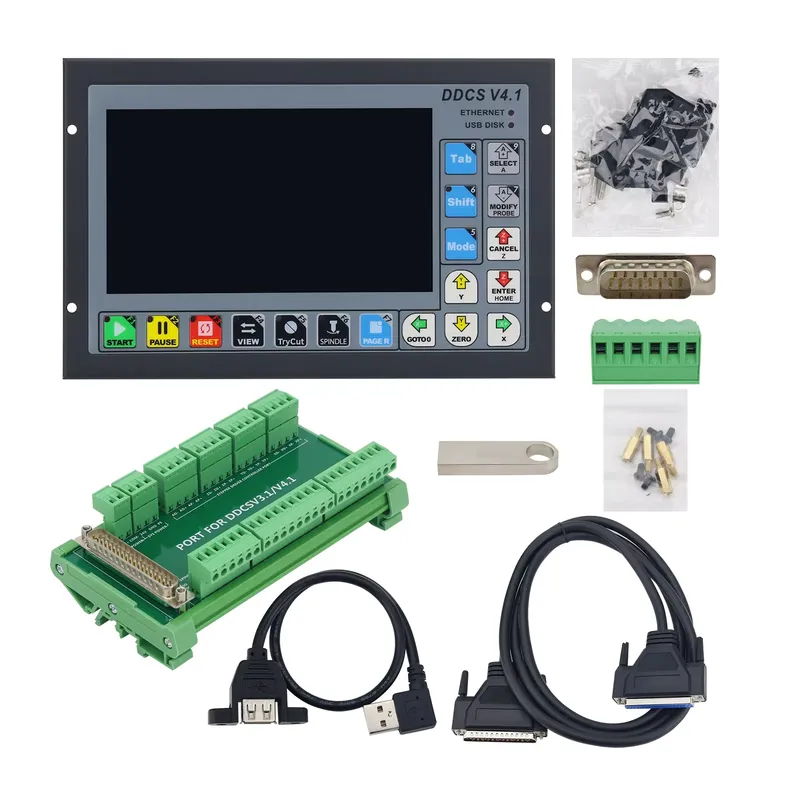 وحدة التحكم في الحركة المستقلة - مراجعة Ddcs V4.1 4 Axis Cnc Offline Controller وسعره