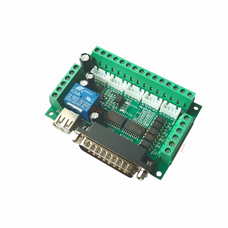1 قطعة 5 محور نك لوحة القطع وا - مراجعة 5 Axis Cnc Breakout Board Interface Mach3 وسعره