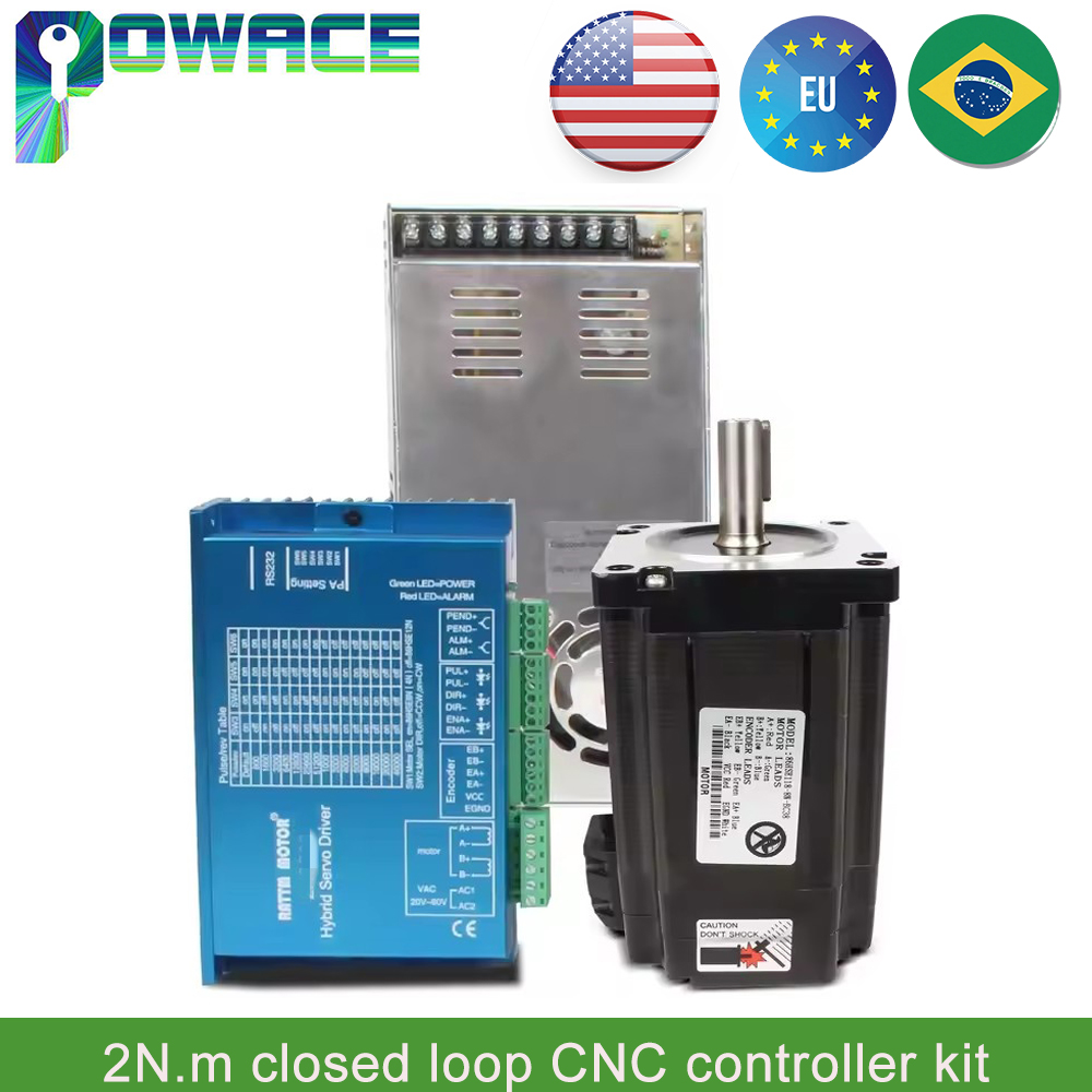 【الاتحاد الأوروبي】 2N.m Nema23 - مراجعة Nema 23 Closed Loop Stepper Motor Driver Kit وسعره