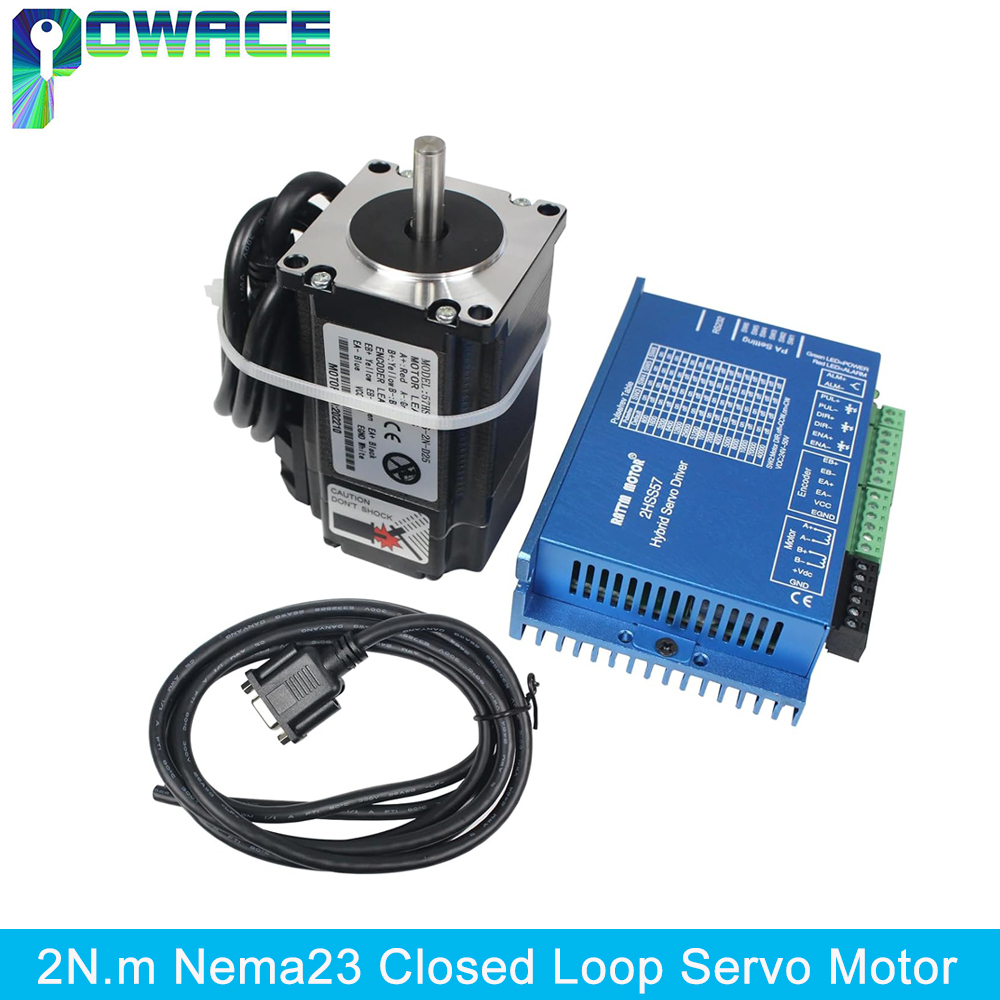 【الاتحاد الأوروبي】 2N.m Nema23 - مراجعة Nema 23 Closed Loop Stepper Motor Driver Kit وسعره