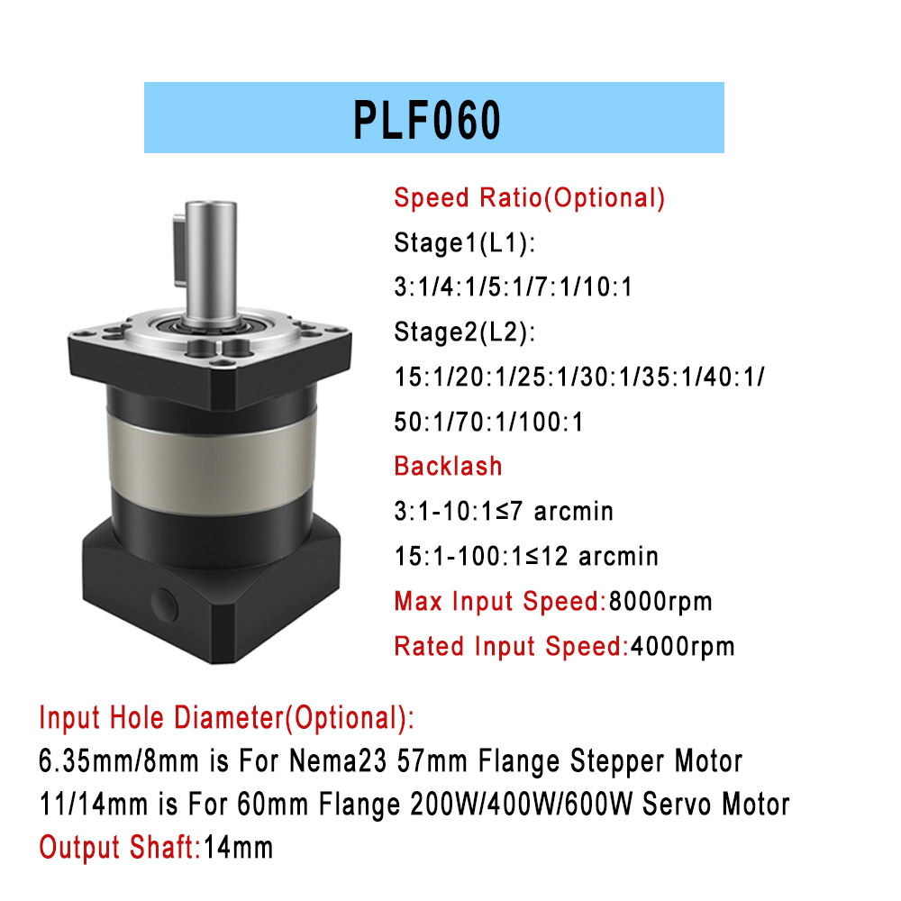 مجموعة محركات خطوية مع مخفض سر - مراجعة Planetary Gearbox Reducer Nema 23 34 وسعره
