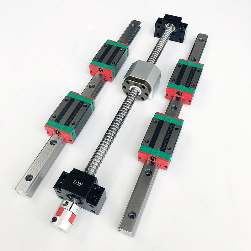 2 مجموعة من قضبان التوجيه الخط - مراجعة Hgr20 Linear Guide Rail Ballscrew Set وسعره