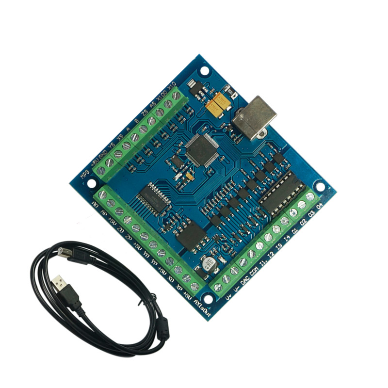 بطاقة تحكم الحركة باستخدام الح - مراجعة Mach3 Usb Cnc Controller 4 Axis 100Khz وسعره