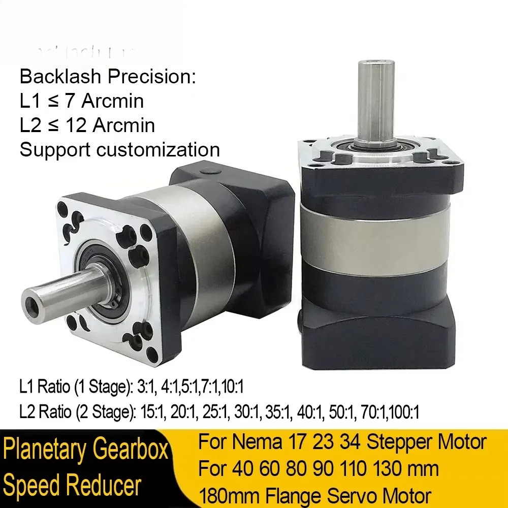 محرك علبة تروس كوكبية لتقليل ا - مراجعة Planetary Gearbox Reducer Nema 23 34 وسعره
