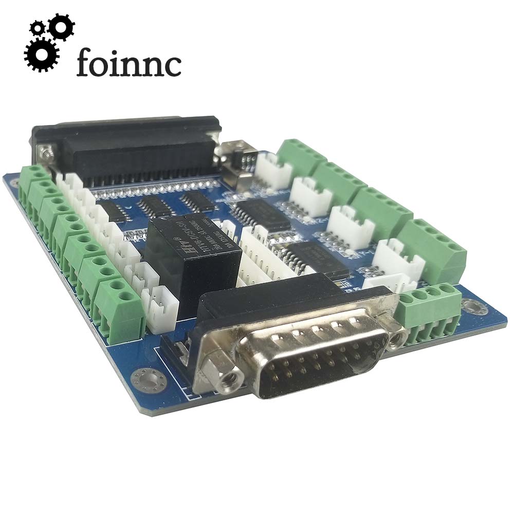 لوحة تحكم CNC لآلة النقش, Mach - مراجعة 5 Axis Cnc Breakout Board Interface Mach3 وسعره