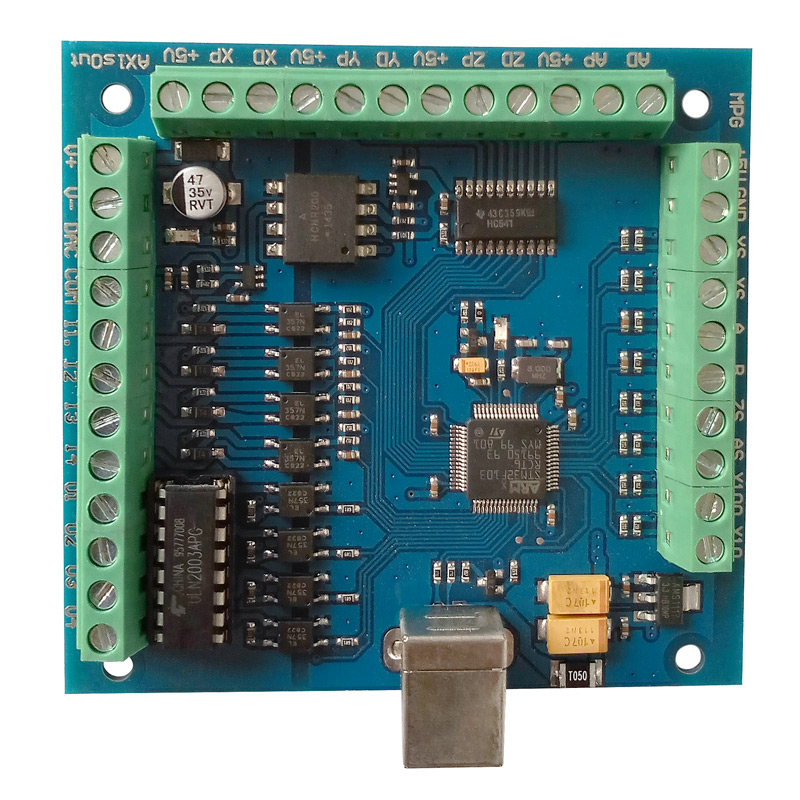لوحة تحكم CNC بمنفذ USB MACH3  - مراجعة Mach3 Usb Cnc Controller 4 Axis 100Khz وسعره