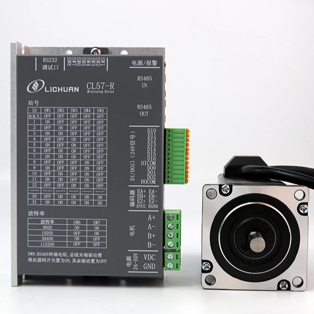 محرك خطوي LICHUAN RS485 Nema 2 - مراجعة Nema 23 Closed Loop Stepper Motor Driver Kit وسعره