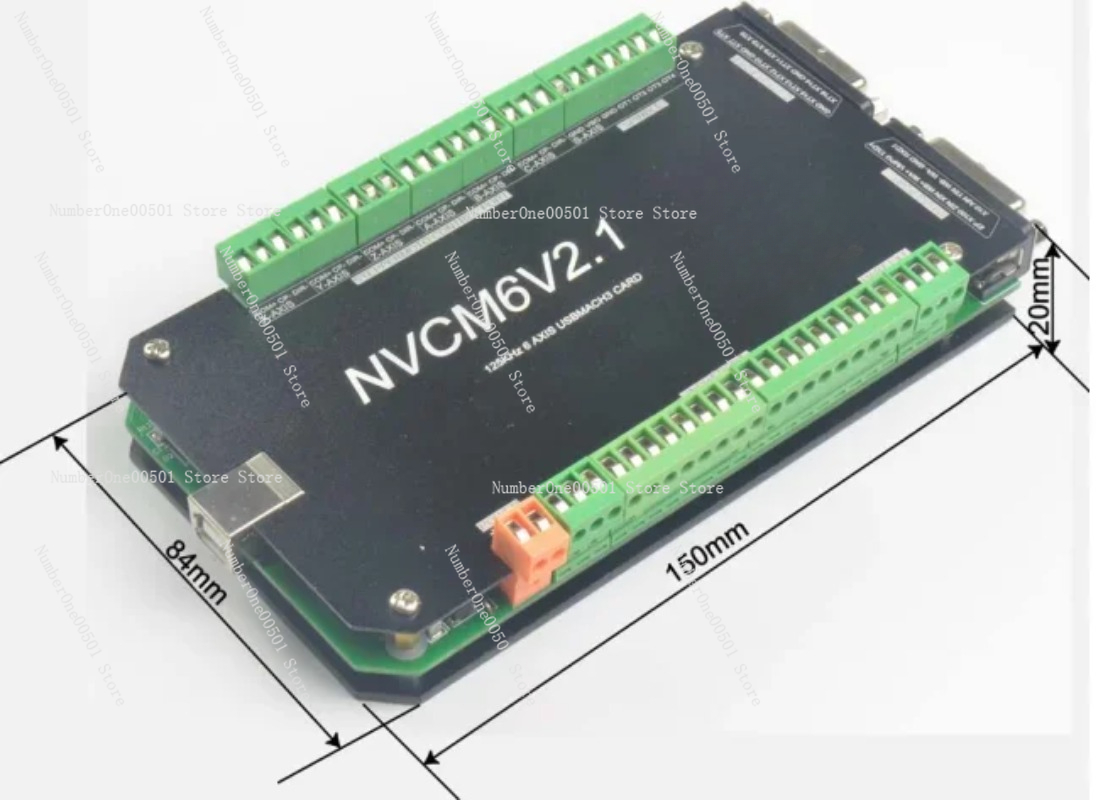 وحدة تحكم CNC بـ 3/4/5/6 محاور - مراجعة 5 Axis Cnc Breakout Board Interface Mach3 وسعره