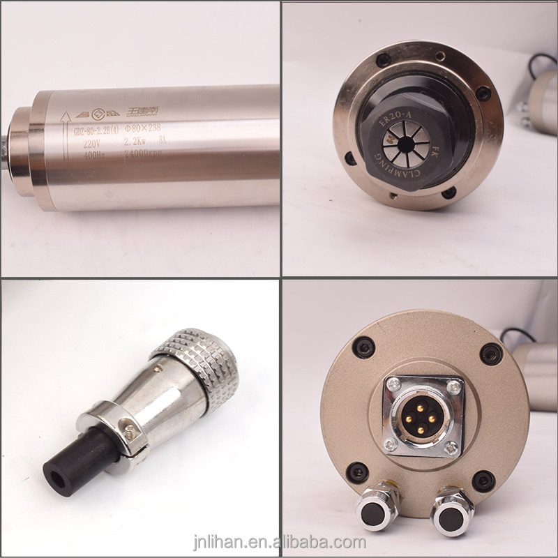 طقم محرك عاكس تردد متغير (VFD) - مراجعة 2.2Kw Water Cooled Spindle Kit Vfd وسعره