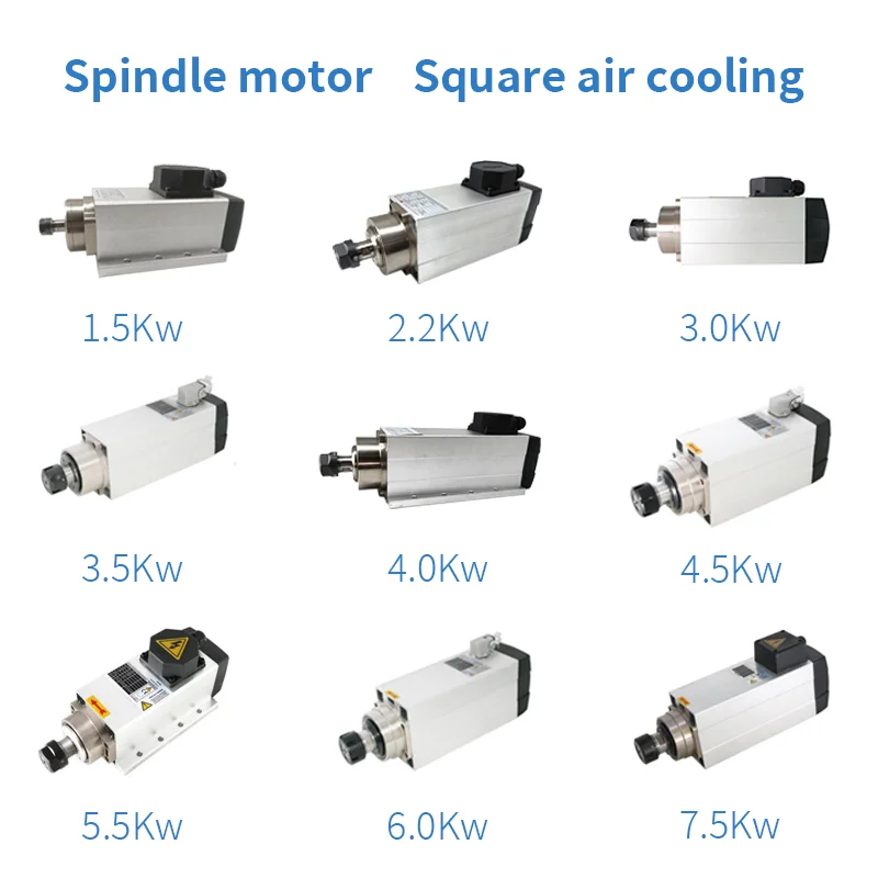 Er11 110 فولت 220 فولت 380 فول - مراجعة Air Cooled 1.5Kw Spindle Motor Inverter 110V وسعره