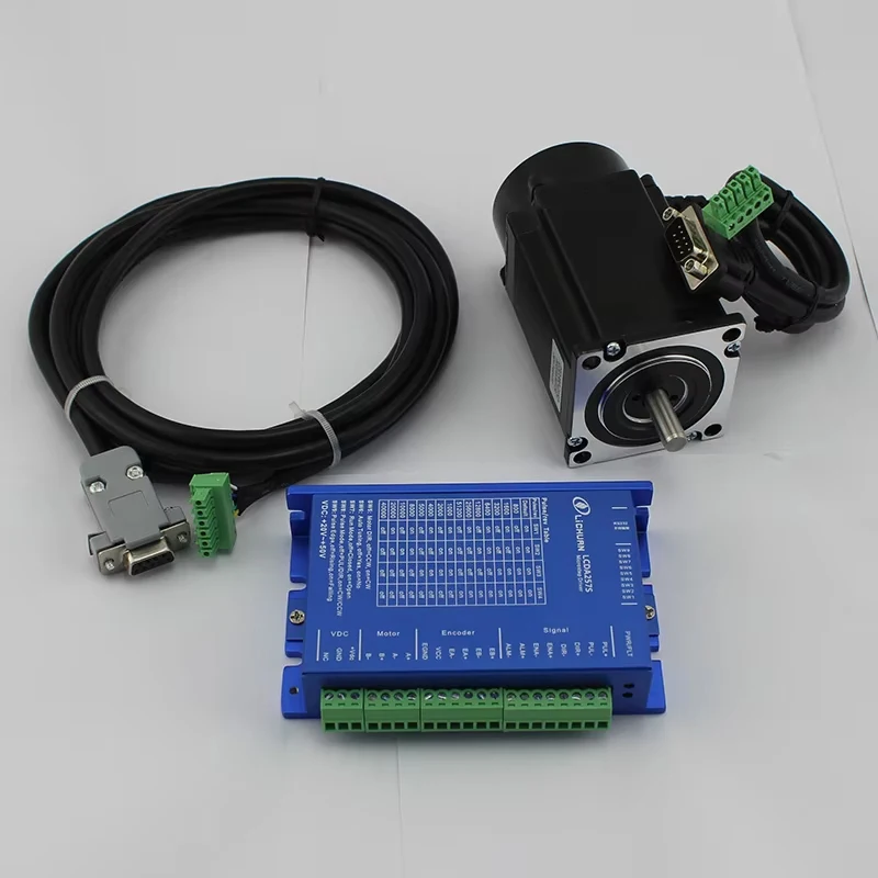 محرك ستيبر ذو حلقة مغلقة ثنائي - مراجعة Nema 23 Closed Loop Stepper Motor Driver Kit وسعره