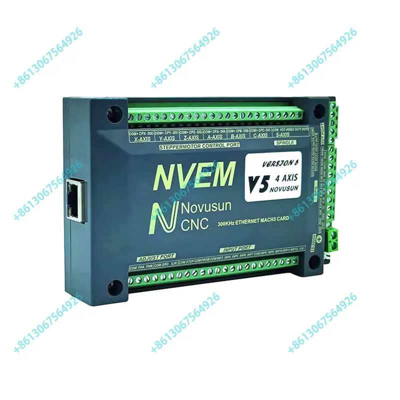 NVEM V5 Mach3 واجهة إيثرنت بطا - مراجعة 5 Axis Cnc Breakout Board Interface Mach3 وسعره