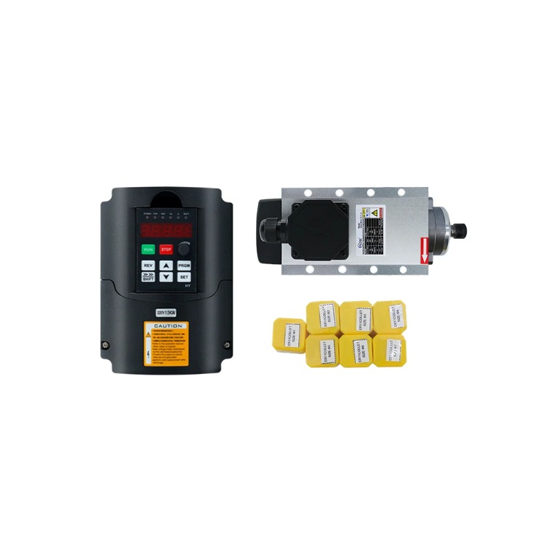 1.5kw فلاش تبريد الهواء المغزل - مراجعة Air Cooled 1.5Kw Spindle Motor Inverter 110V وسعره