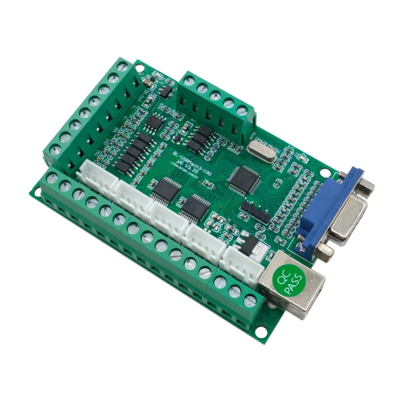 لوحة تحكم CNC USB MACH3 بتردد  - مراجعة 5 Axis Cnc Breakout Board Interface Mach3 وسعره