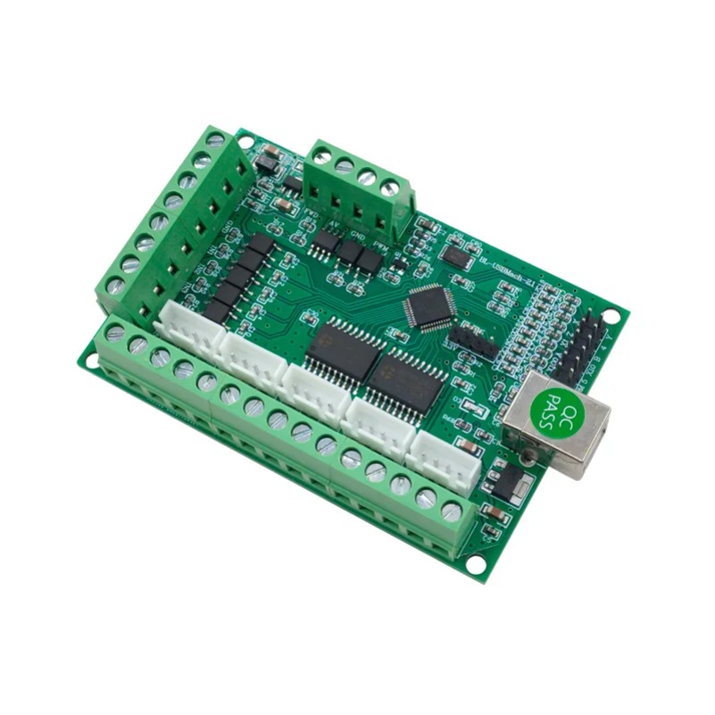 لوحة تحكم CNC USB MACH3 بتردد  - مراجعة 5 Axis Cnc Breakout Board Interface Mach3 وسعره