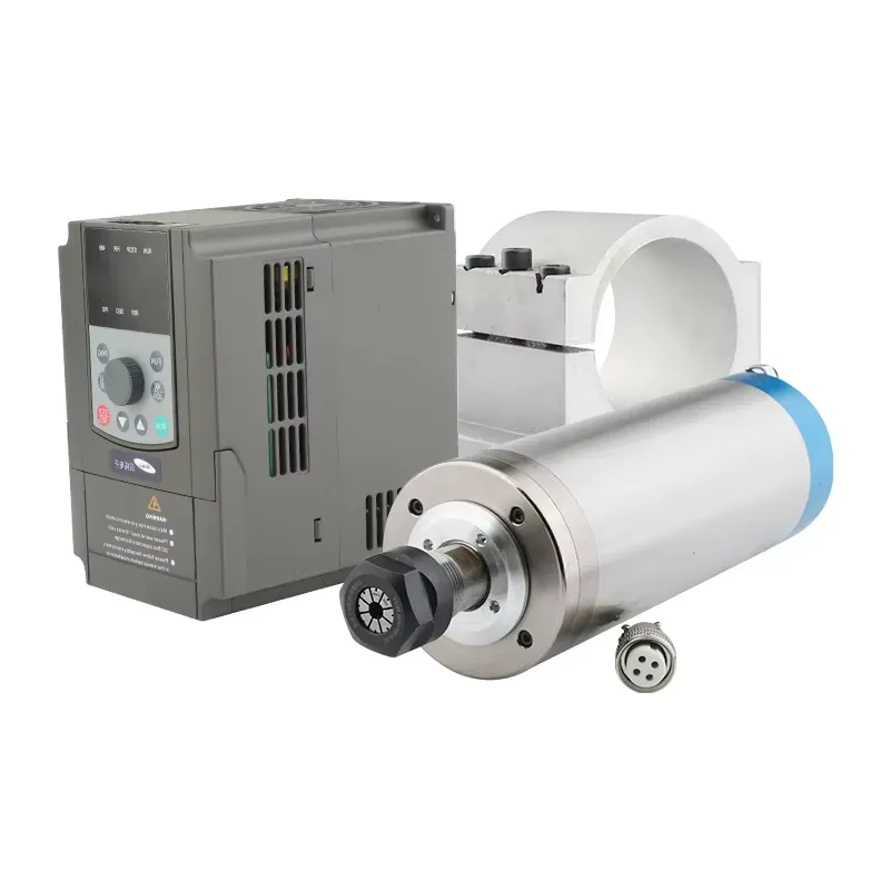2026 مصنع صيني طقم عمود دوران  - مراجعة 2.2Kw Water Cooled Spindle Kit Vfd وسعره