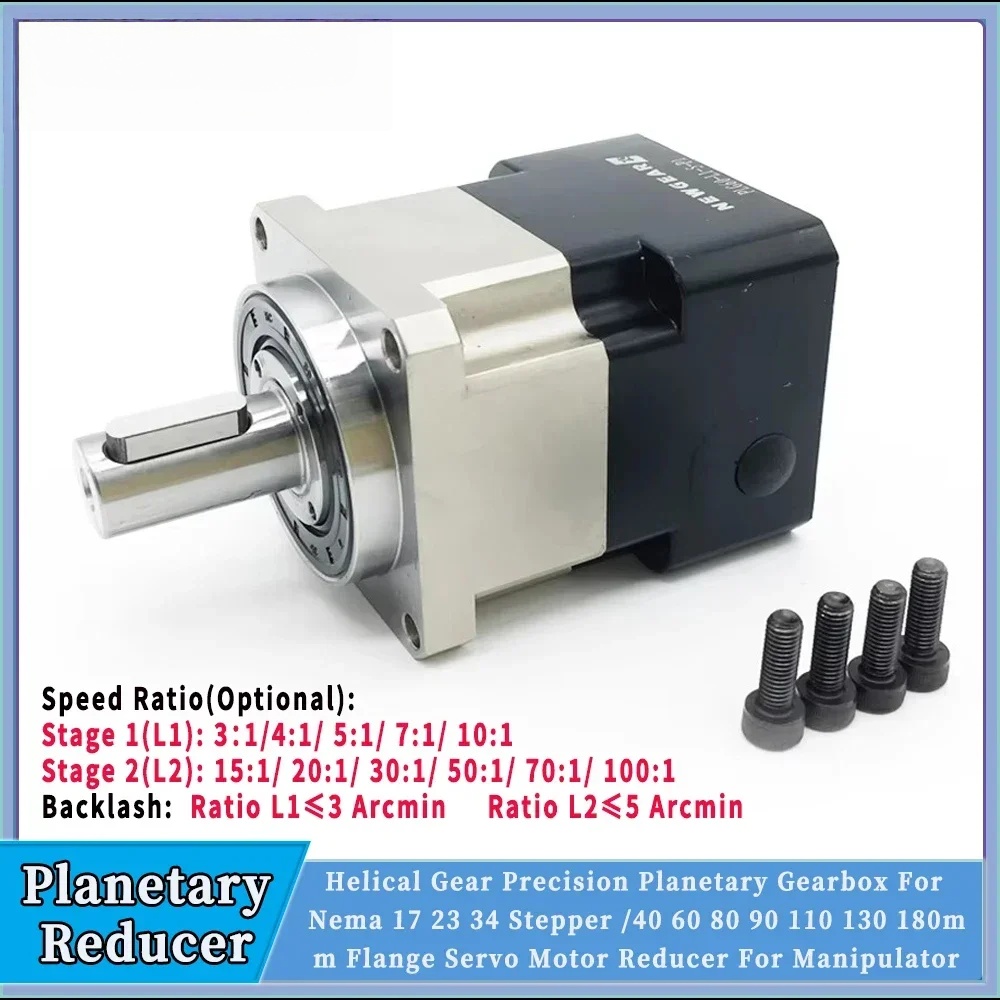 علبة تروس كوكبية حلزونية Nema2 - مراجعة Planetary Gearbox Reducer Nema 23 34 وسعره