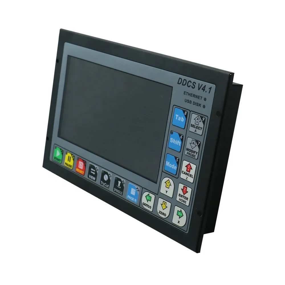 أحدث وحدة تحكم CNC من HLTNC طر - مراجعة Ddcs V4.1 4 Axis Cnc Offline Controller وسعره
