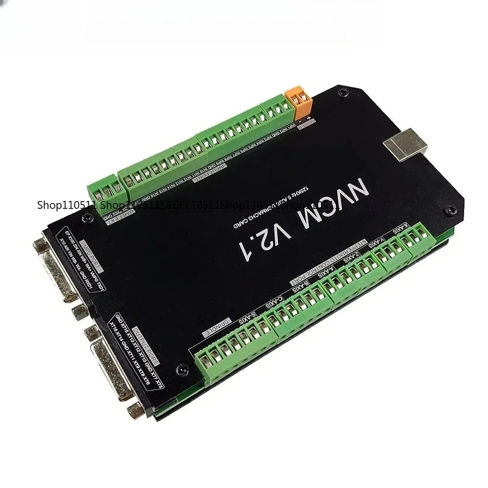 V2.1 3/4/5/6-محور وحدة تحكم با - مراجعة 5 Axis Cnc Breakout Board Interface Mach3 وسعره