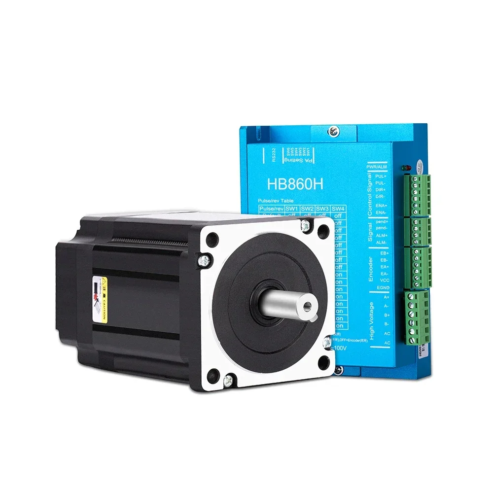 مغلق حلقة محرك متدرج سائق عدة  - مراجعة Hybrid Servo Driver Nema 34 8.5Nm وسعره