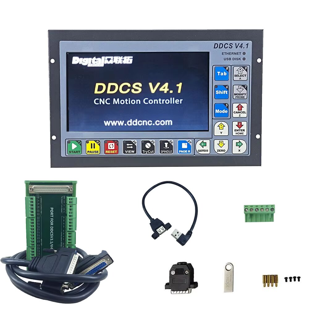 وحدة التحكم بالحركة المستقلة D - مراجعة Ddcs V4.1 4 Axis Cnc Offline Controller وسعره