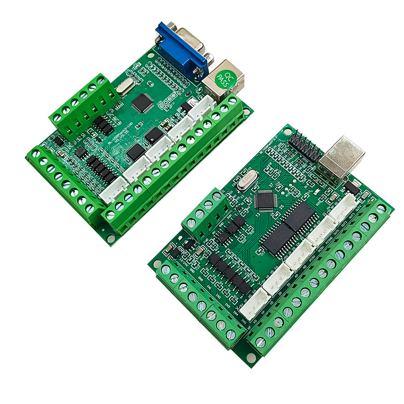 2 قطعة وحدة تحكم حركة CNC بـ 5 - مراجعة 5 Axis Cnc Breakout Board Interface Mach3 وسعره