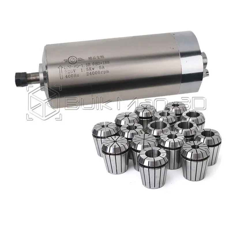 محرك مغزلي عالي الجودة بقوة 2. - مراجعة Er20 Collet Chuck Spindle Motor 220V وسعره
