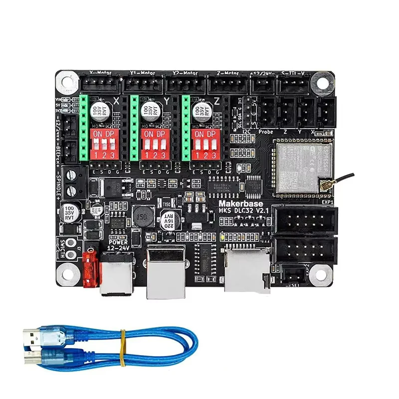 وحدة تحكم MKS DLC32 V2 GRBL لا - مراجعة Grbl 32 Bit Control Board Offline Display وسعره