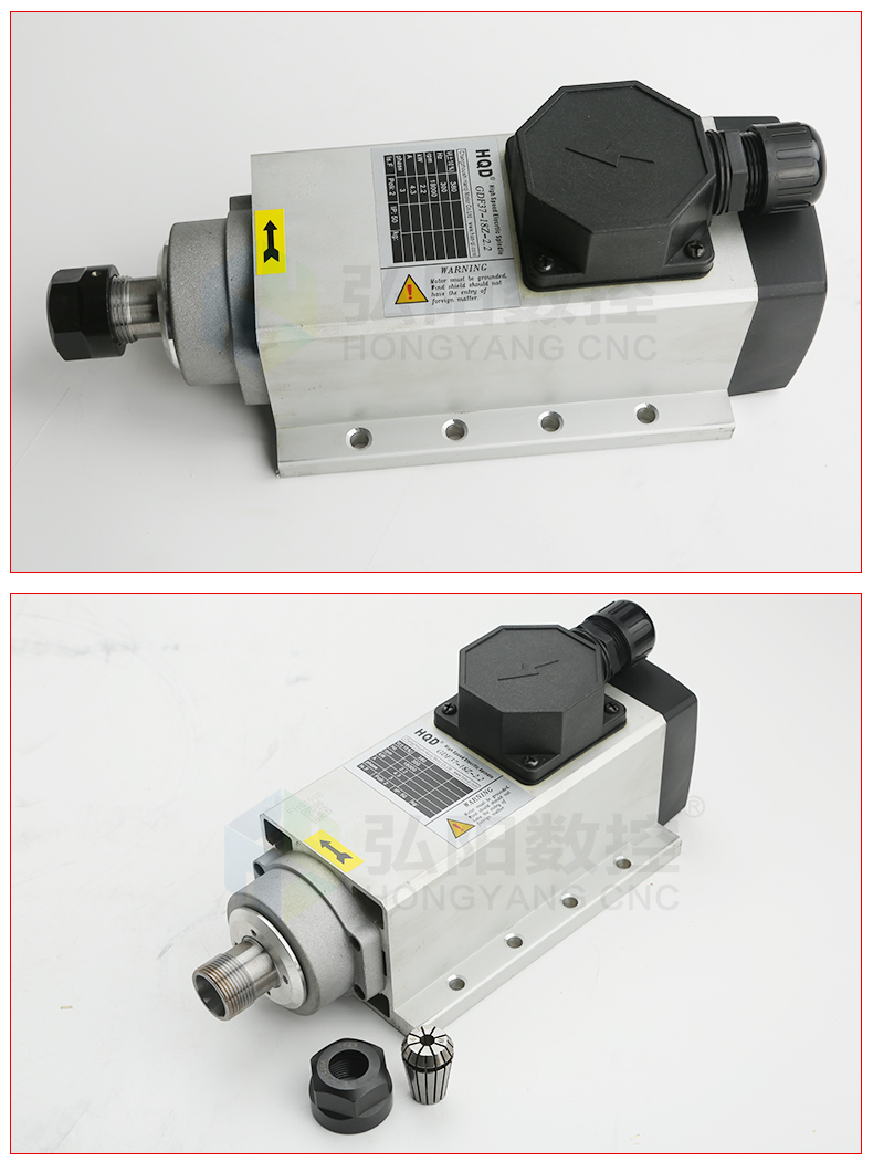 محرك تروس تفريز مبرد بالماء ER - مراجعة 2.2Kw Water Cooled Spindle Kit Vfd وسعره