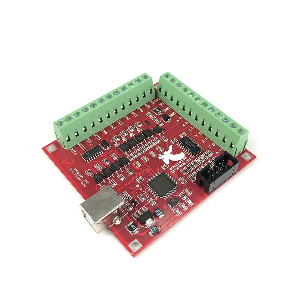 CNC USB MACH3 100Khz لوحة القط - مراجعة Mach3 Usb Cnc Controller 4 Axis 100Khz وسعره