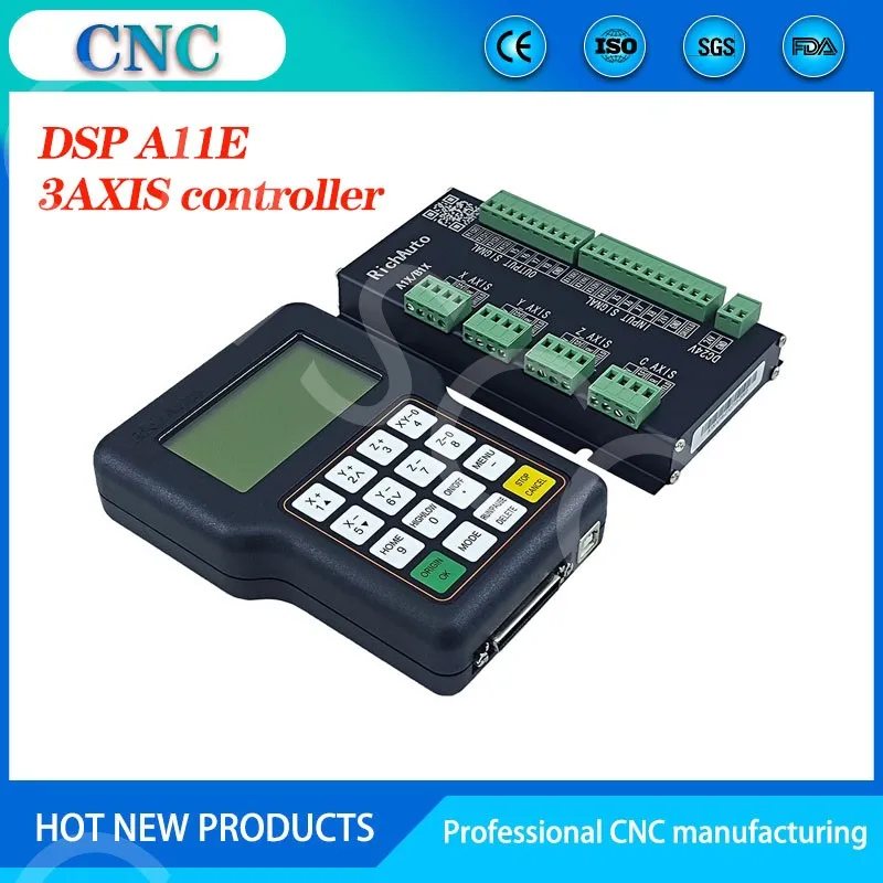 وحدة تحكم RichAuto DSP A11E ثل - مراجعة Richauto A11 Dsp Controller 3 Axis وسعره